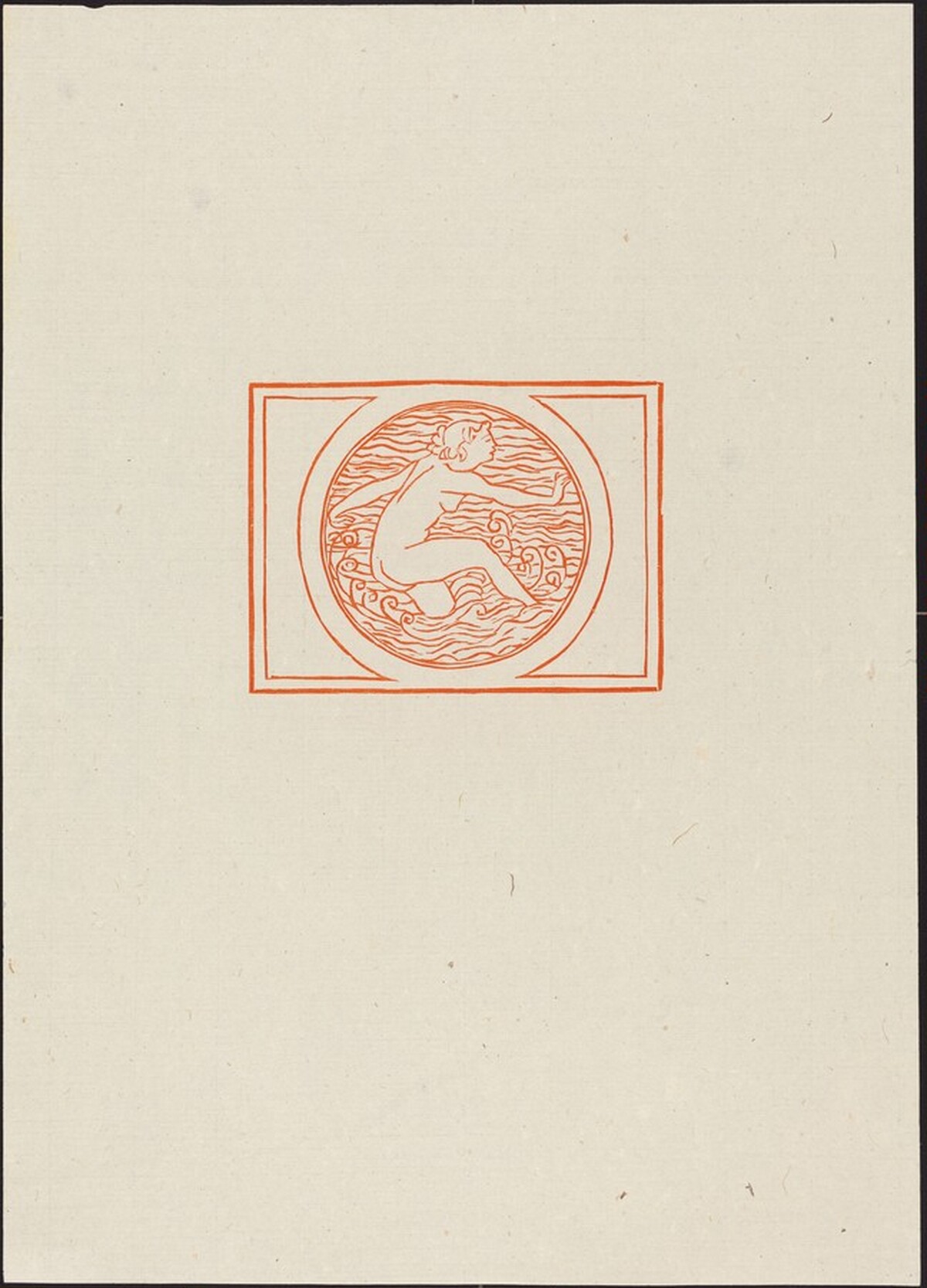 Seventh Eclogue: Galatea Whiter than Swan down (Galatee jouant dans l'eau) by Aristide Maillol
