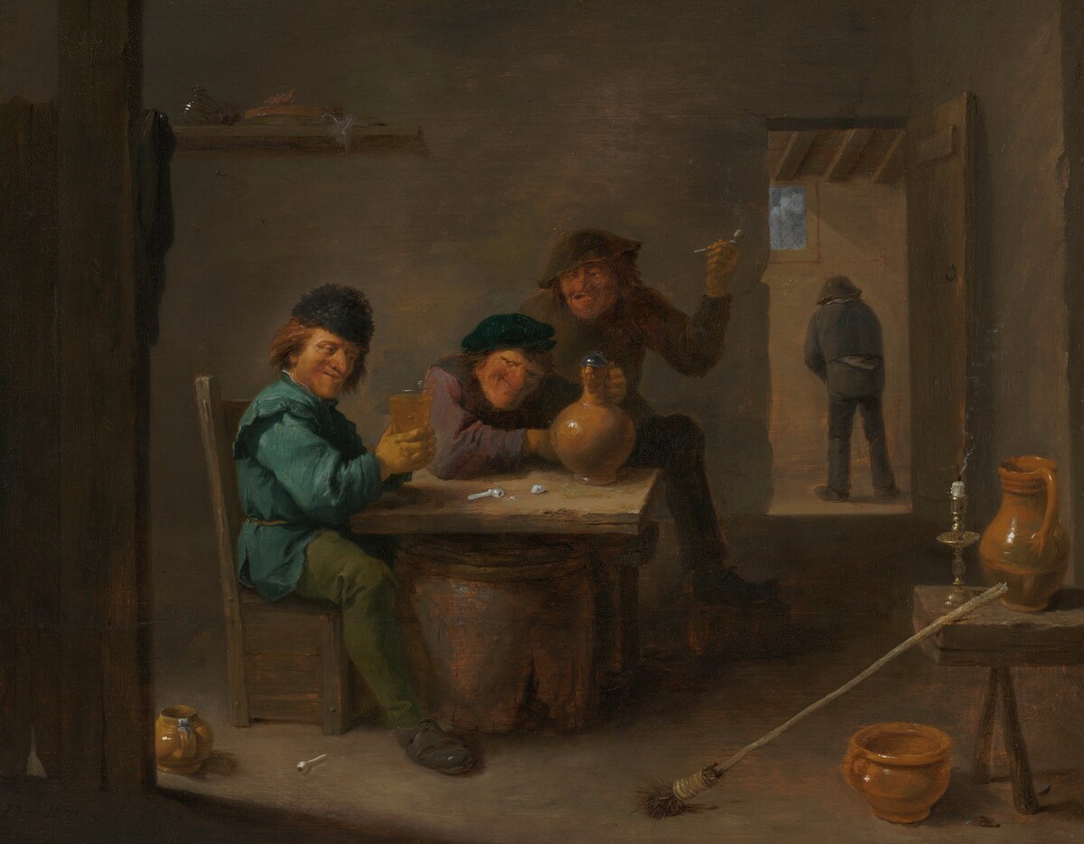 Peasants in a Tavern by David Teniers the Younger