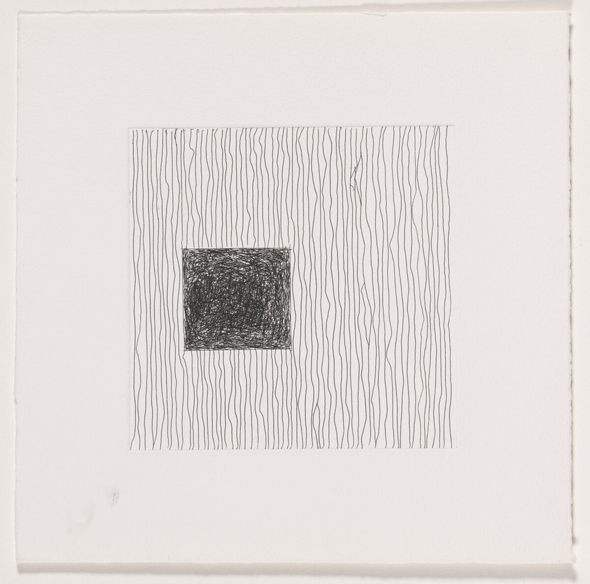 Untitled (unpublished) 4B [working proof 1] by Sol LeWitt