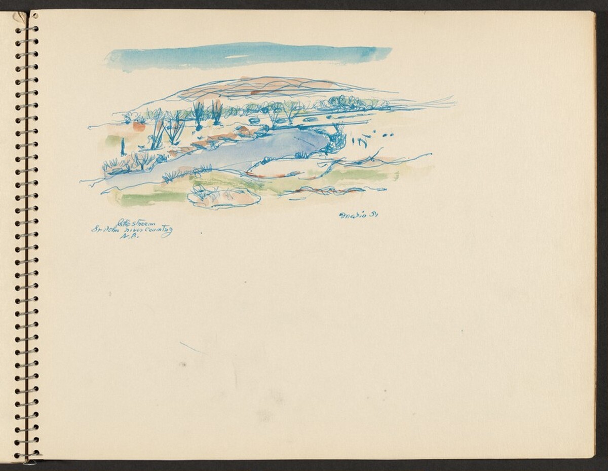 Cattle Stream, St. Johns River Country by John Marin