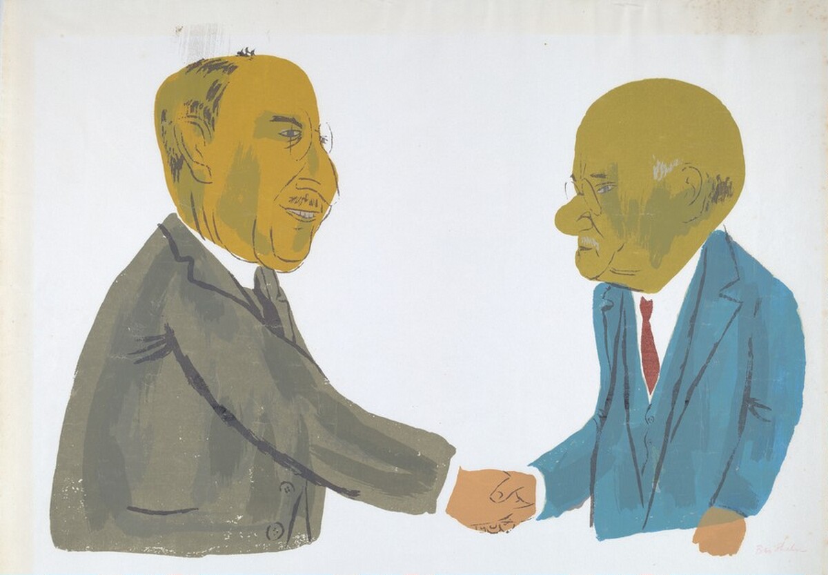 The Handshake by Ben Shahn