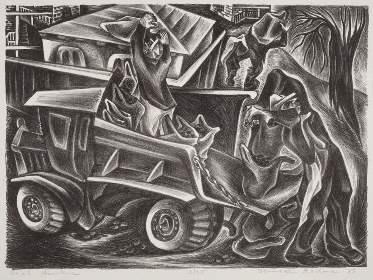 Coal Haulers by Bernice Berkman-Hunter