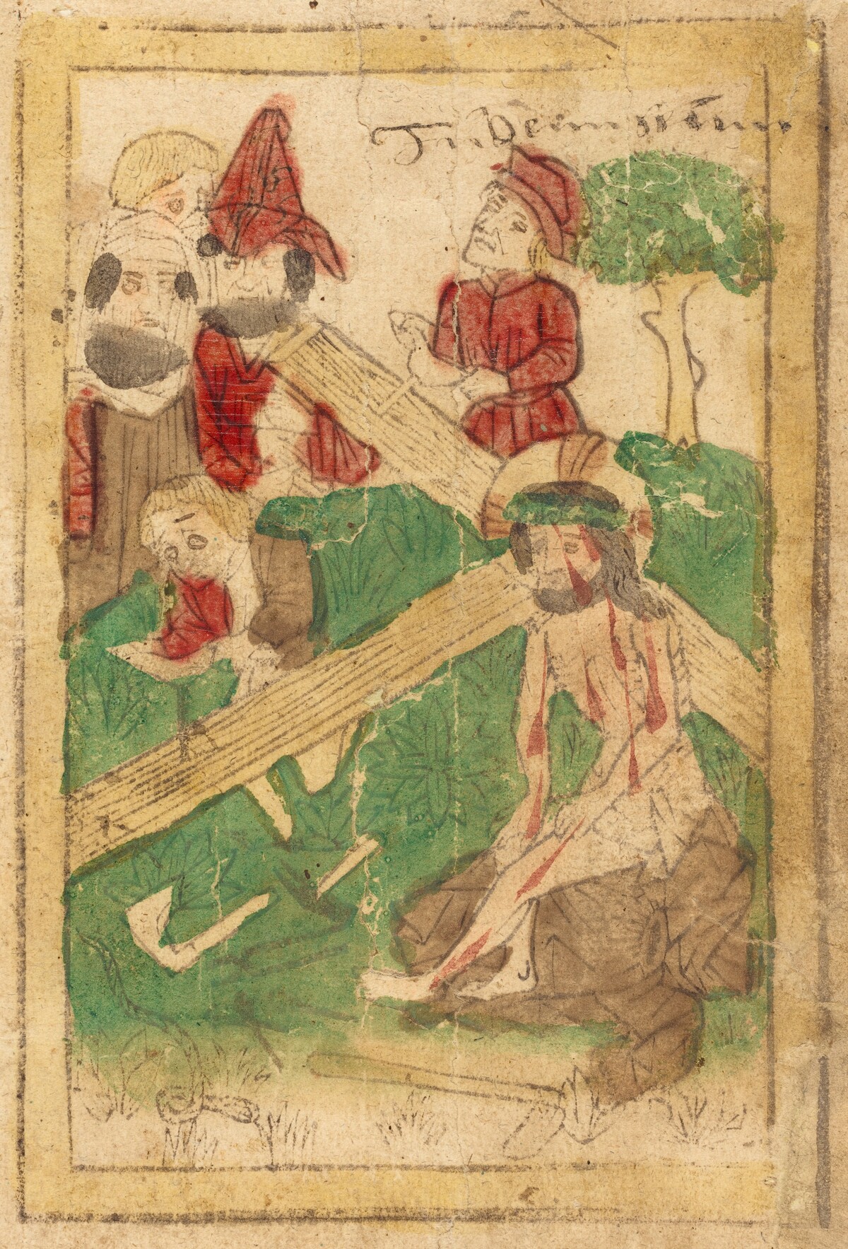 The Preparation for the Crucifixion by German 15th Century