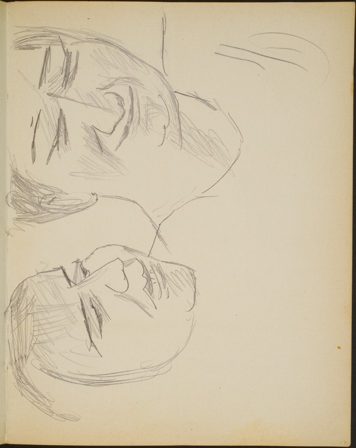 zwei weibliche Portraits (Two Portraits of a Woman )[p. 17] by Max Beckmann