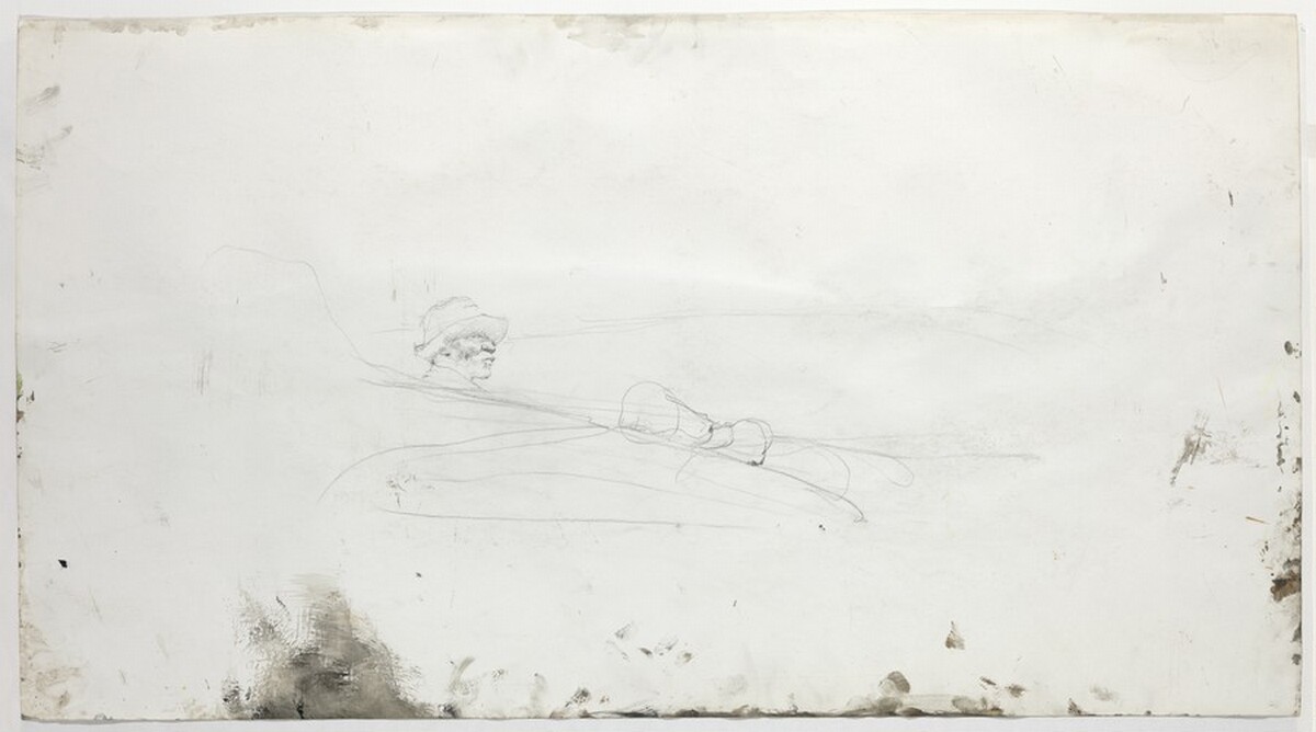 Field Hand [verso] by Andrew Wyeth