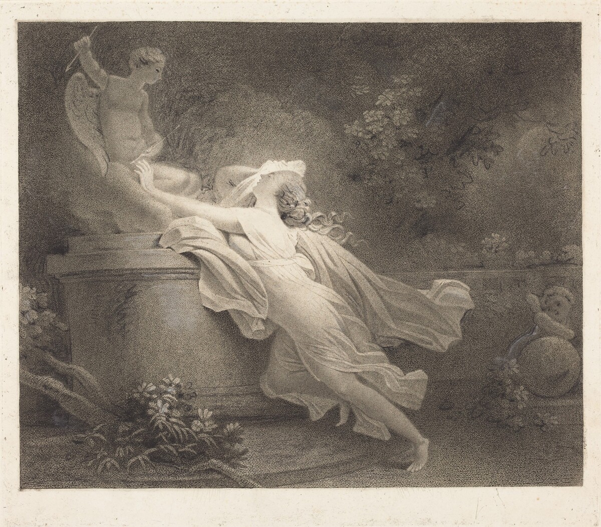 L'invocation a l'amour by Carl Guttenberg after Etienne Theaulon