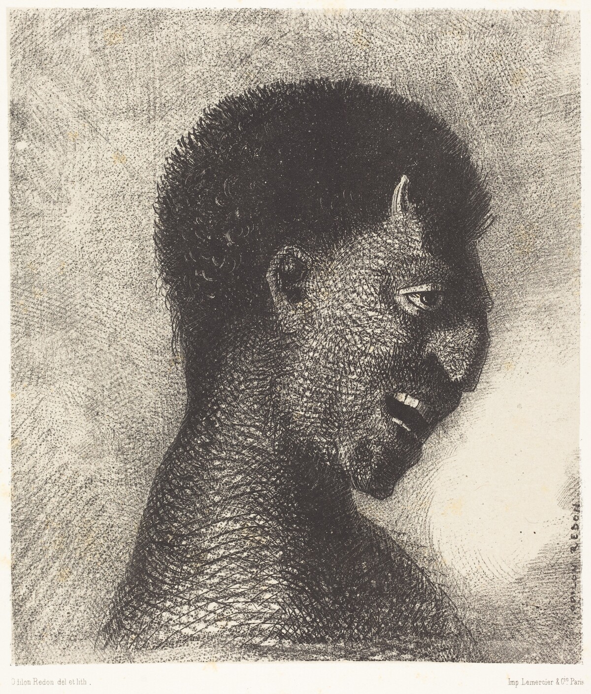 Le Satyre au cynique sourire (The Satyr with the cynical smile) by Odilon Redon