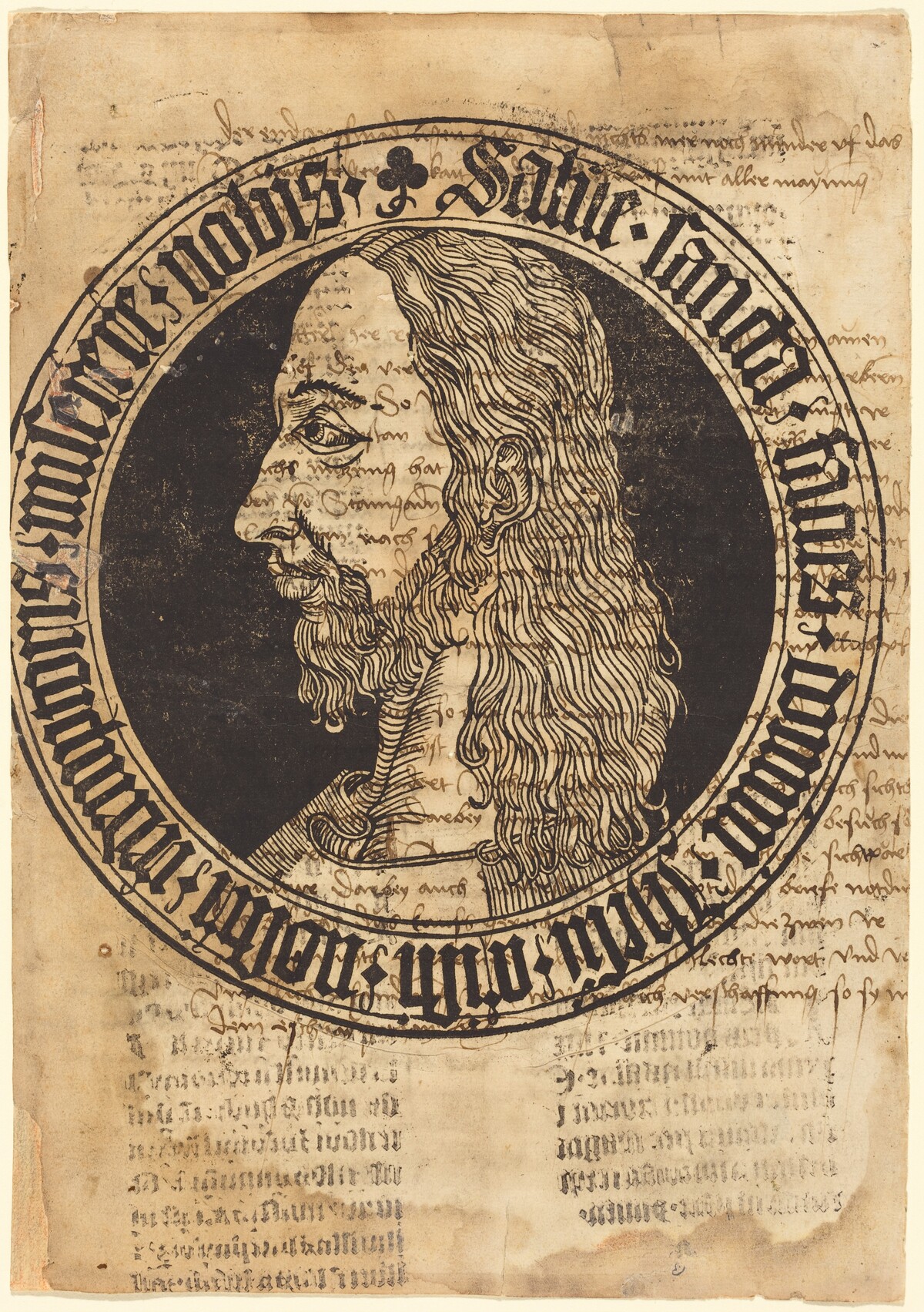 The Head of Christ by German 15th Century