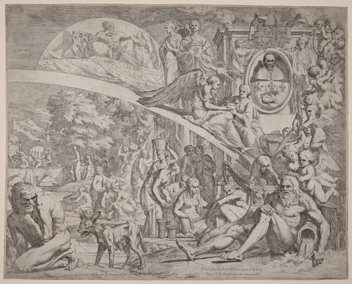 An Allegory in Honor of Innocent X by Pietro Testa