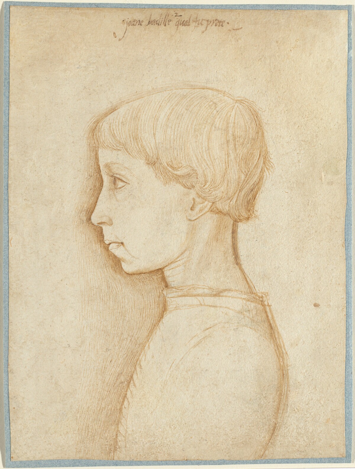 Portrait of a Boy in Profile by Giovanni Badile