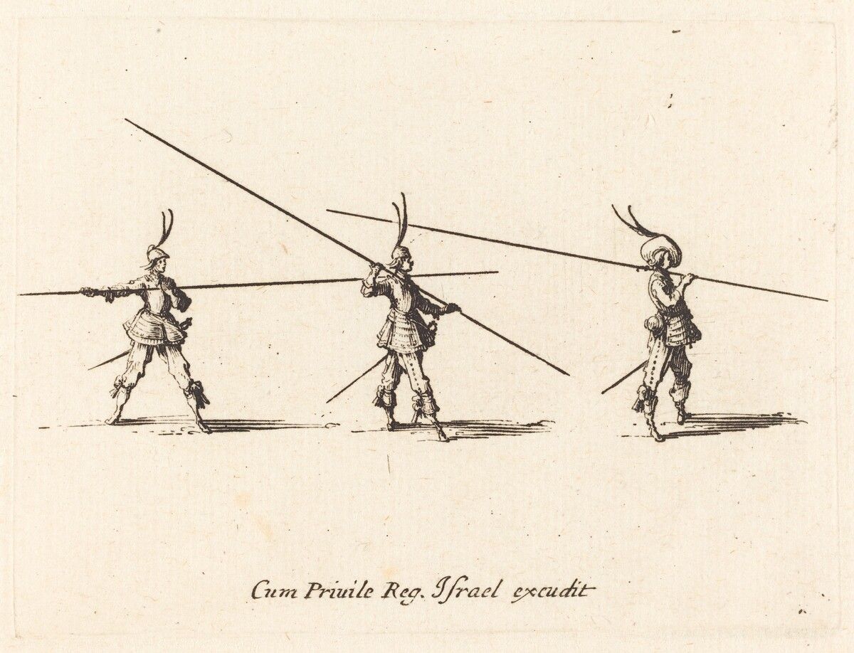 Drill with Tilted Pikes by Jacques Callot