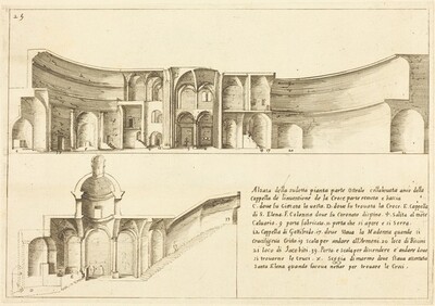 Elevation of the Chapel of the Invention of the Cross
