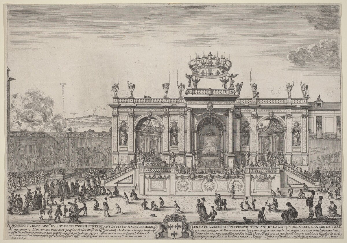 Altar for Corpus Christi Day by Stefano Della Bella