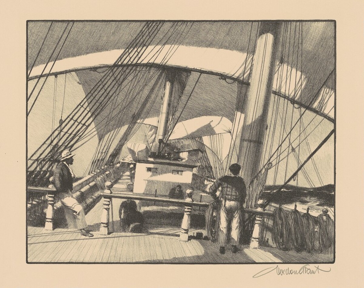Old Windjammer by Gordon Grant