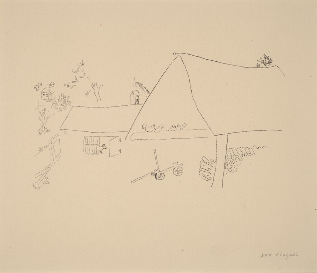 The Farm by Marc Chagall