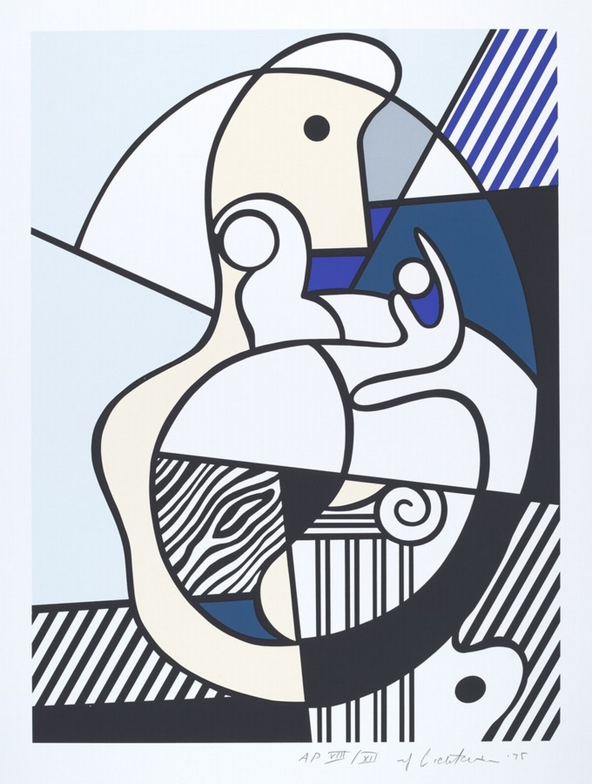 Homage to Max Ernst by Roy Lichtenstein