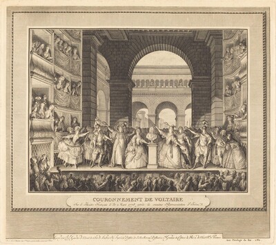 Couronnement de Voltaire (The Crowning of Voltaire)