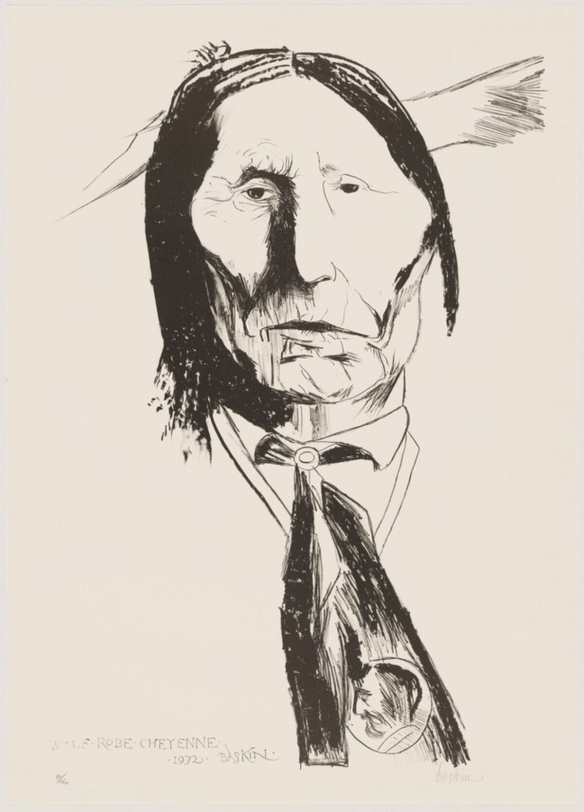 Wolf Robe by Leonard Baskin