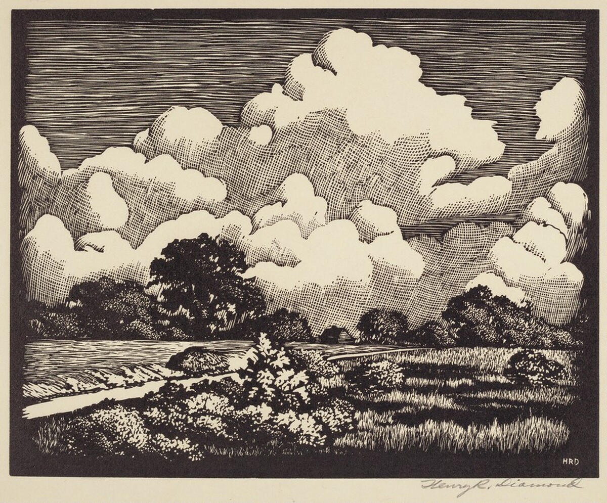 Untitled (Summer Landscape) by Henry R. Diamond