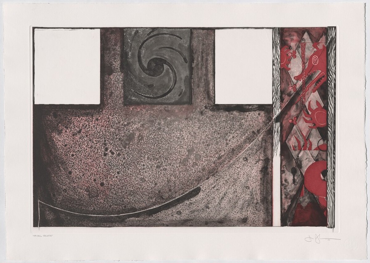 Untitled [trial proof] by Jasper Johns