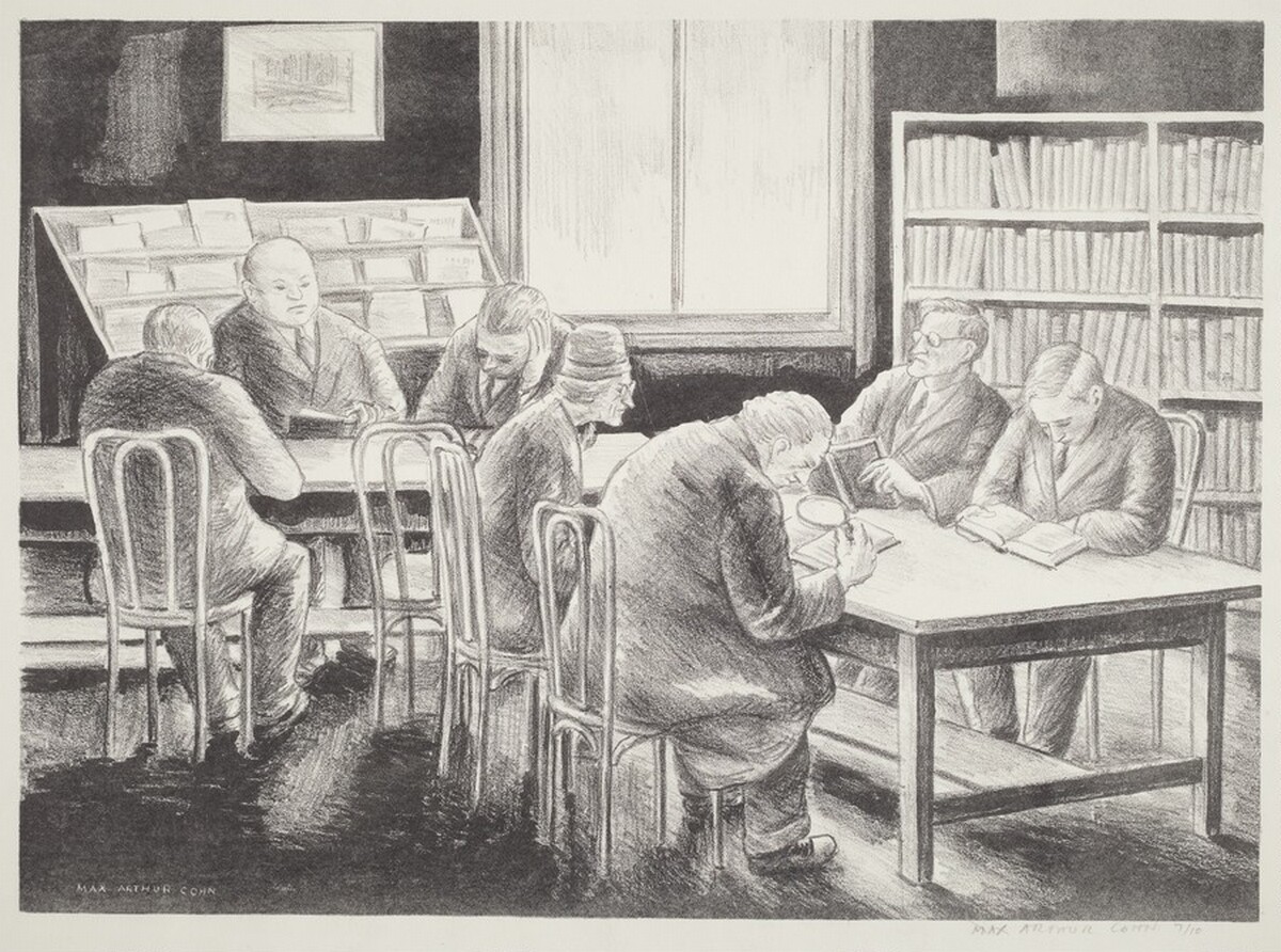 Library (8th Avenue and 13th Street) by Max Arthur Cohn