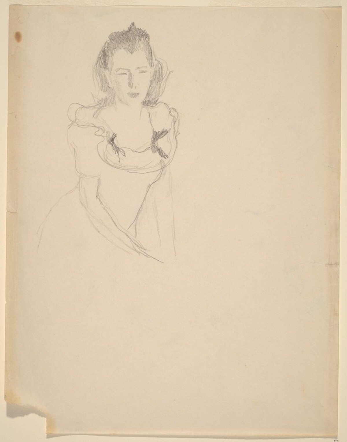 Nancy Hale Bowers Seated by Lilian Westcott Hale