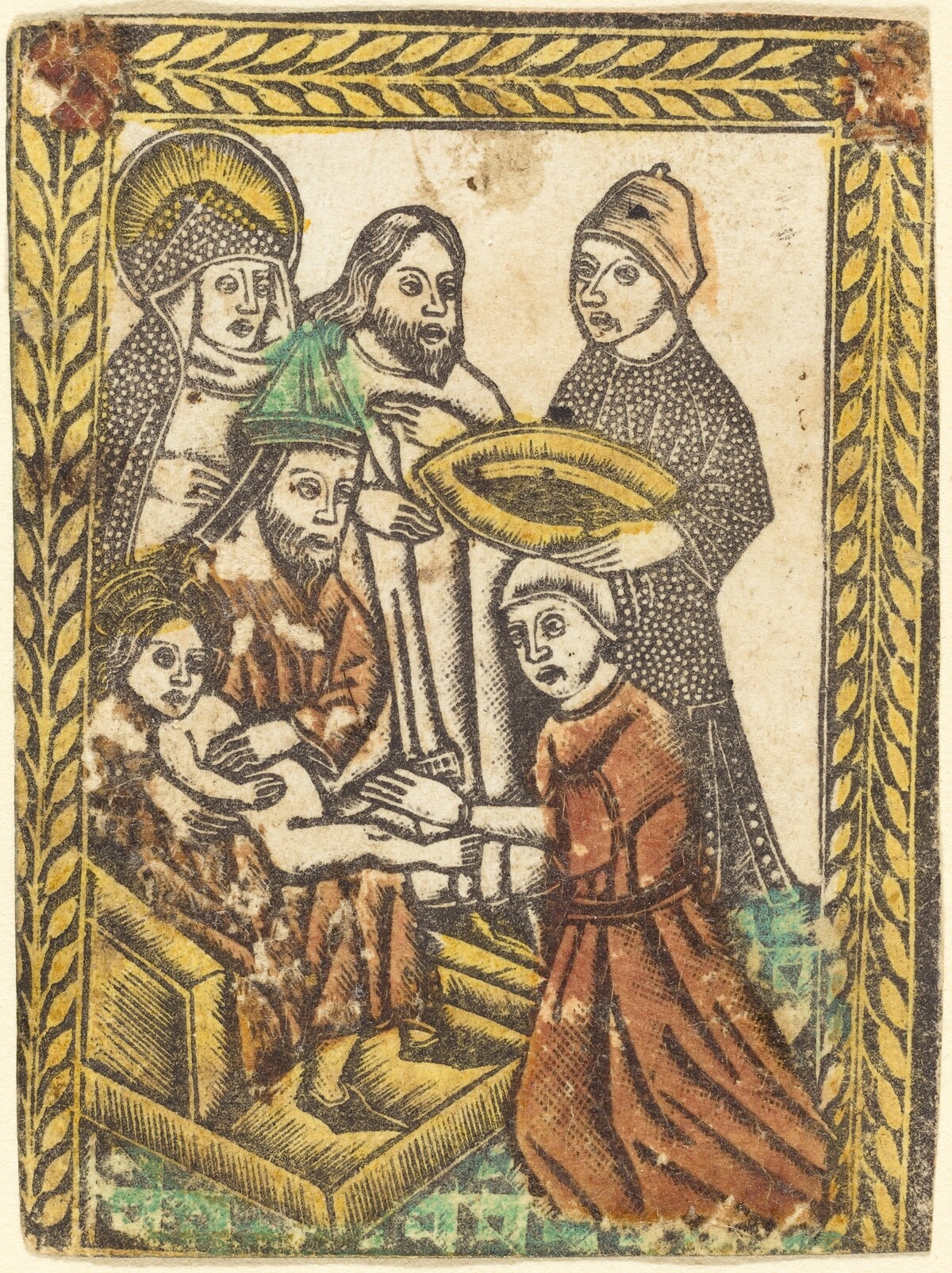 The Circumcision by Workshop of Master of the Borders with the Four Fathers of the Church
