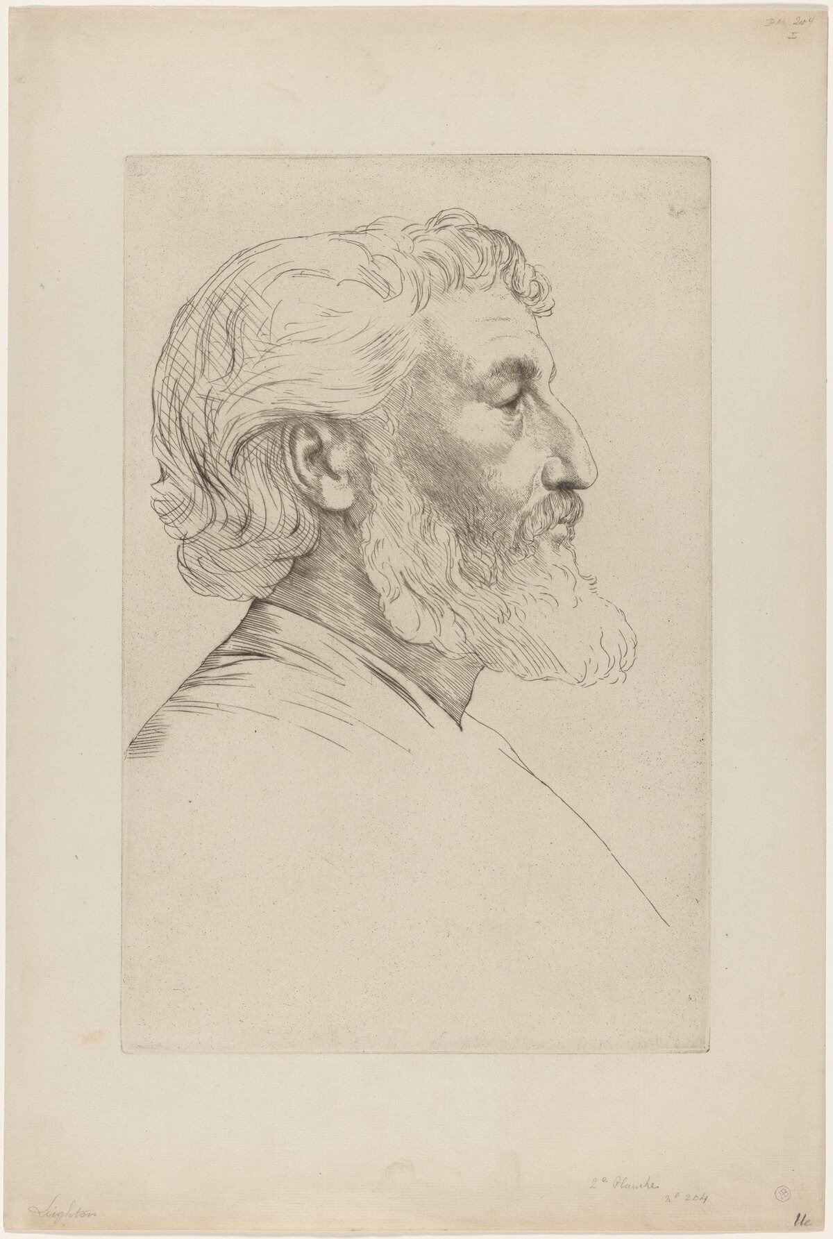 Sir Frederic Leighton by Alphonse Legros