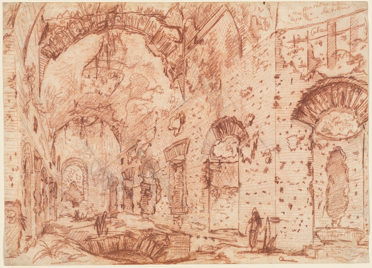 The "Canopus" of the Villa Adriana at Tivoli by Giovanni Battista Piranesi
