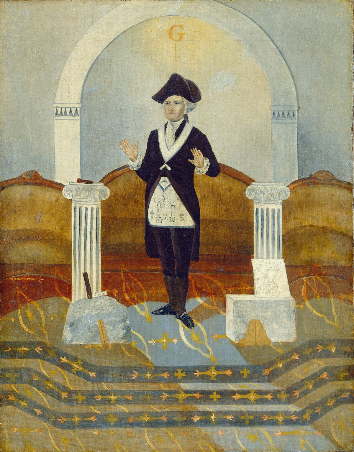 Washington, the Mason by American 19th Century