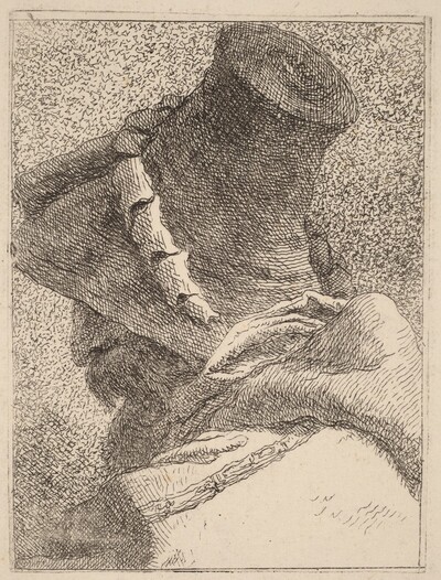 Profile of an Old Man with a Hat