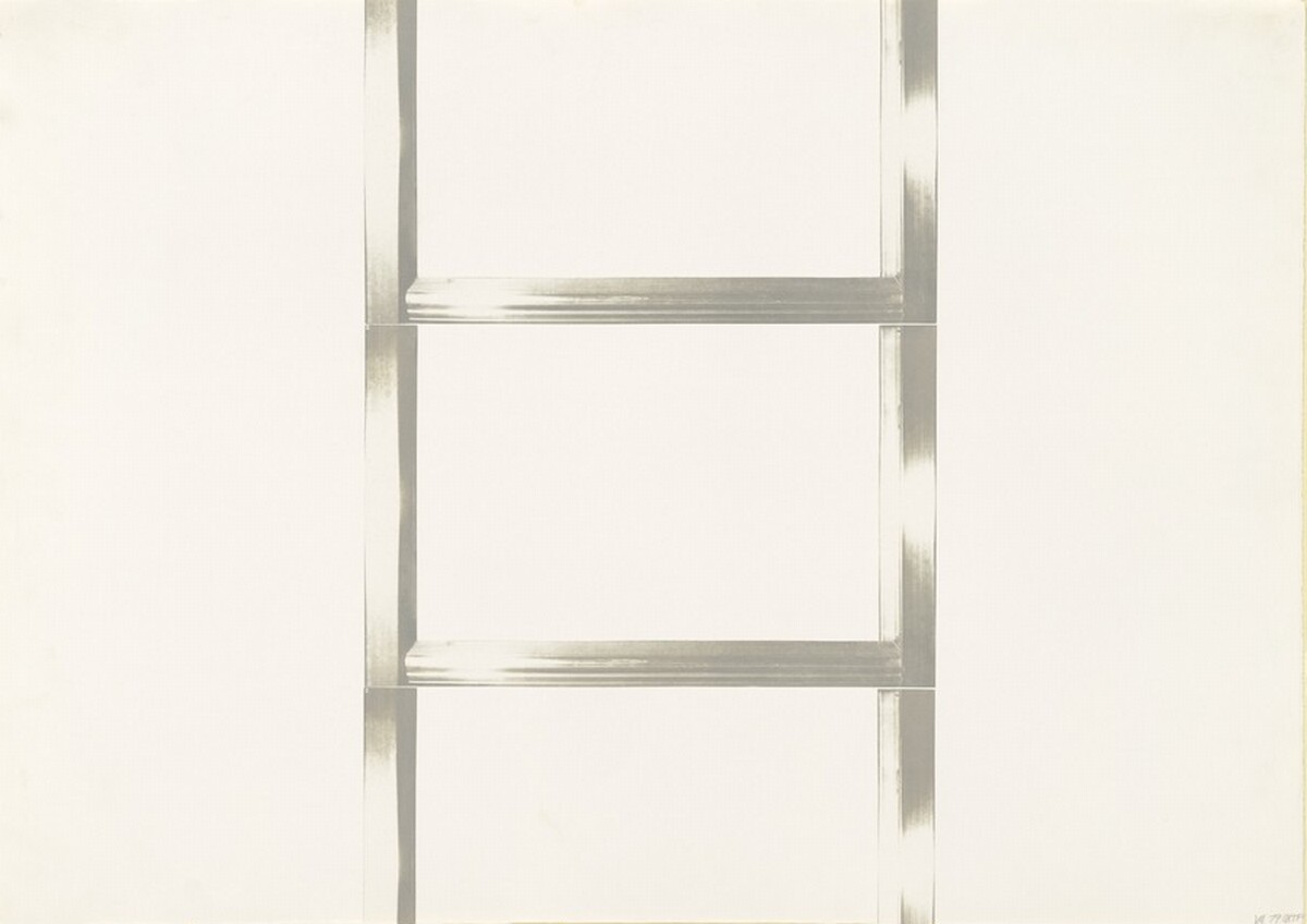 20 Foot Ladder for any Size Wall [I] by Vito Acconci