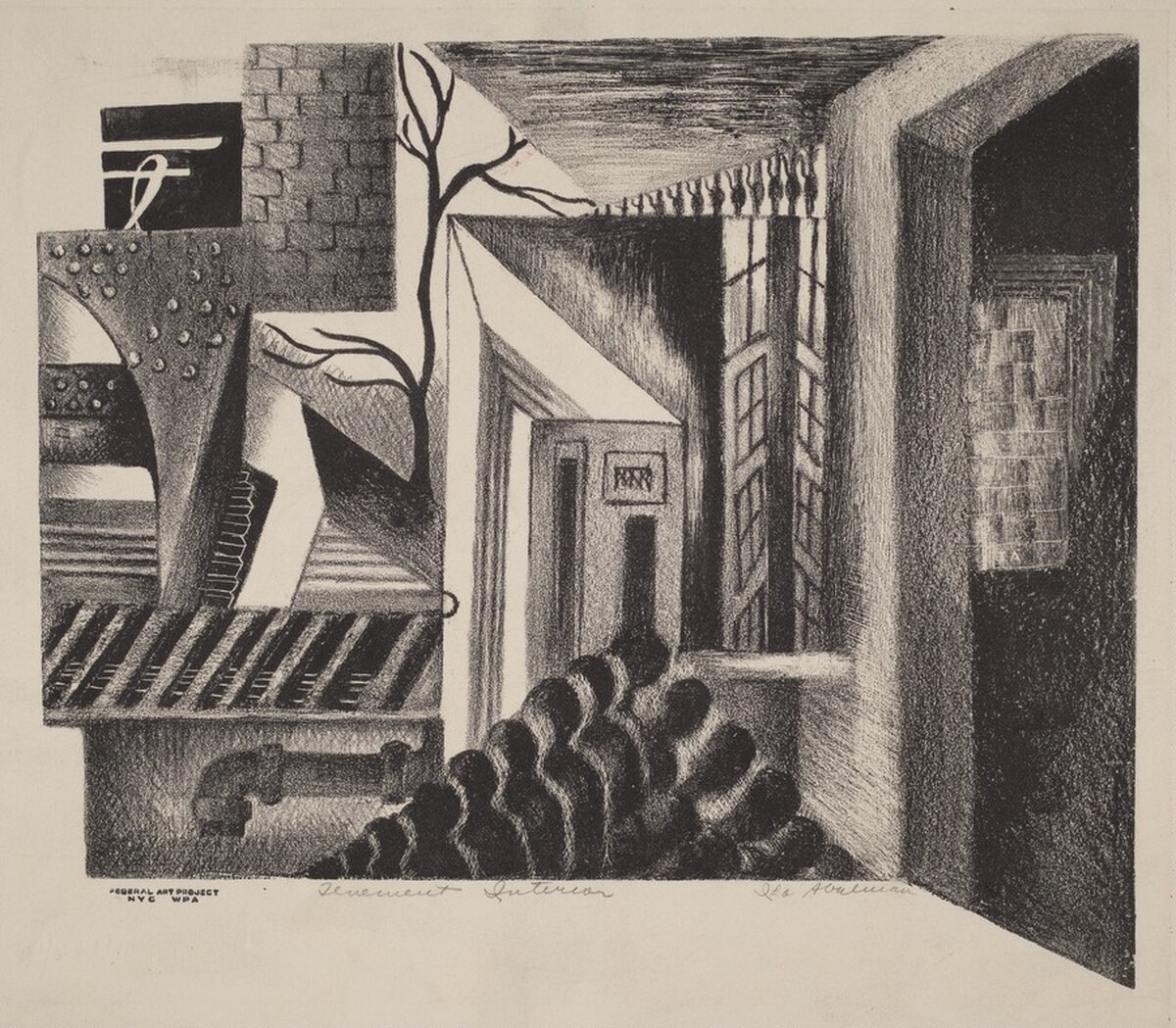 Tenement Interior by Ida York Abelman