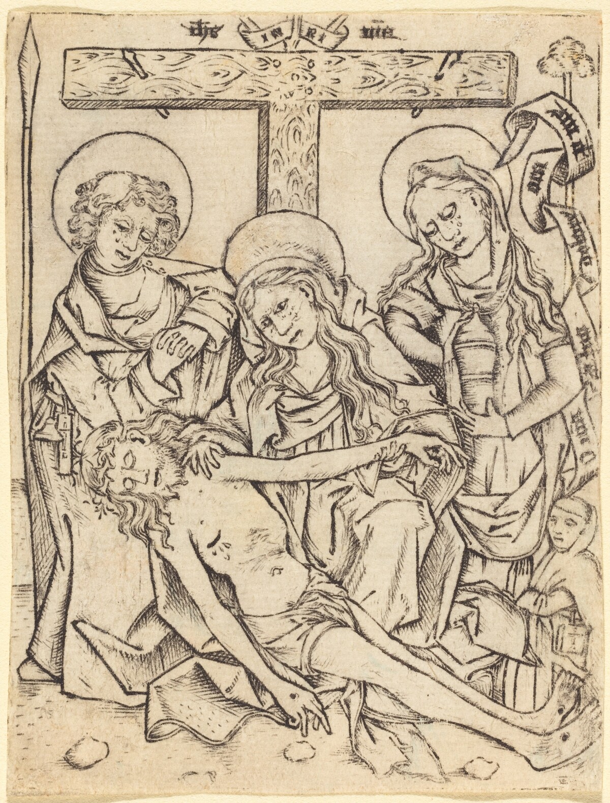 The Lamentation by German or Netherlandish 15th Century