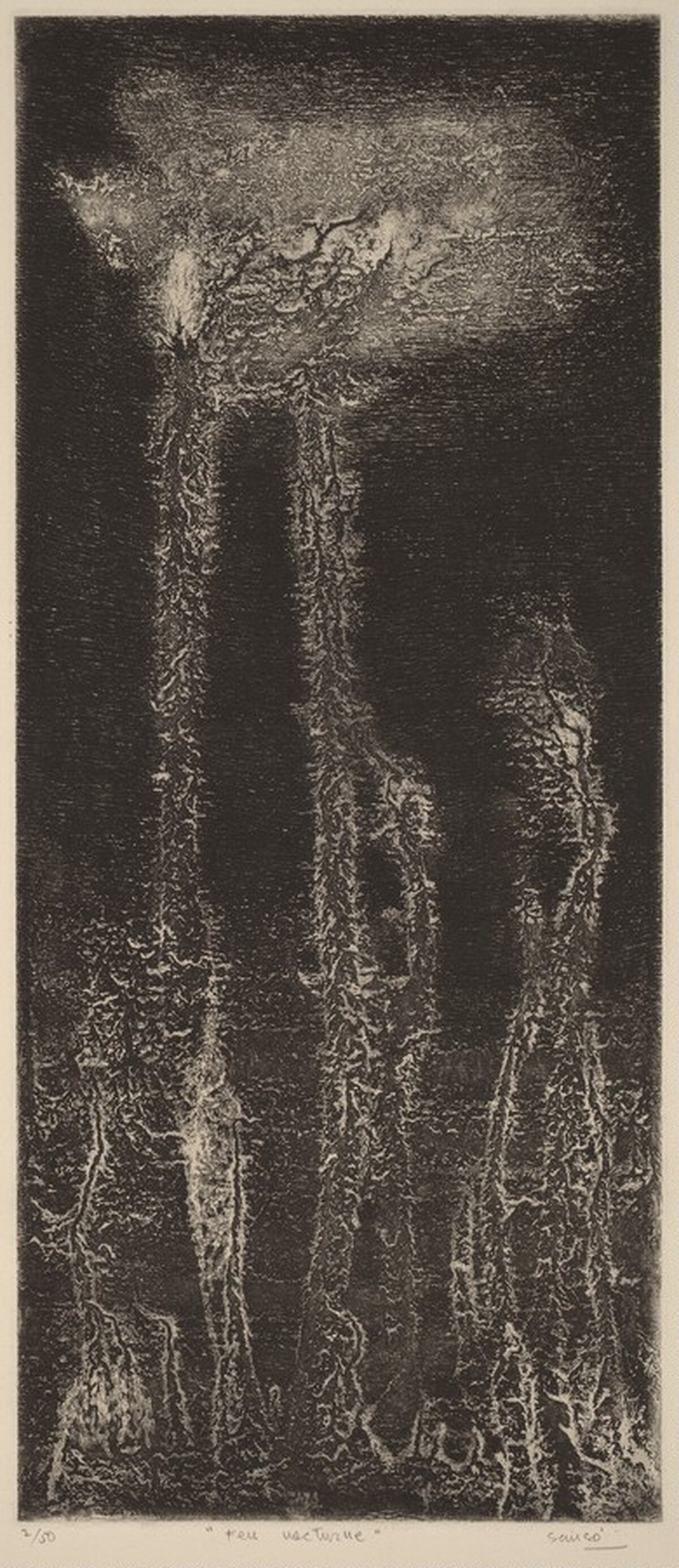 Feu Nocturne by Juvenal Sansò