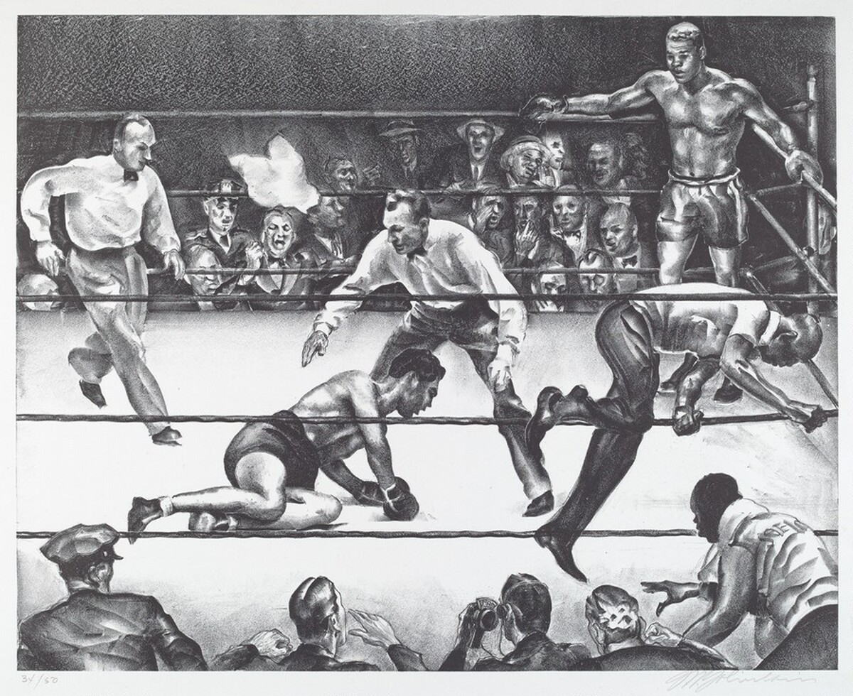 First Round Knockout by Joseph Webster Golinkin