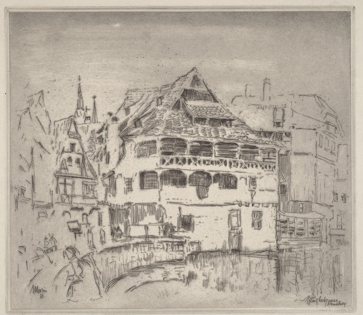 Pflanzbadgasse, Strasburg by John Marin