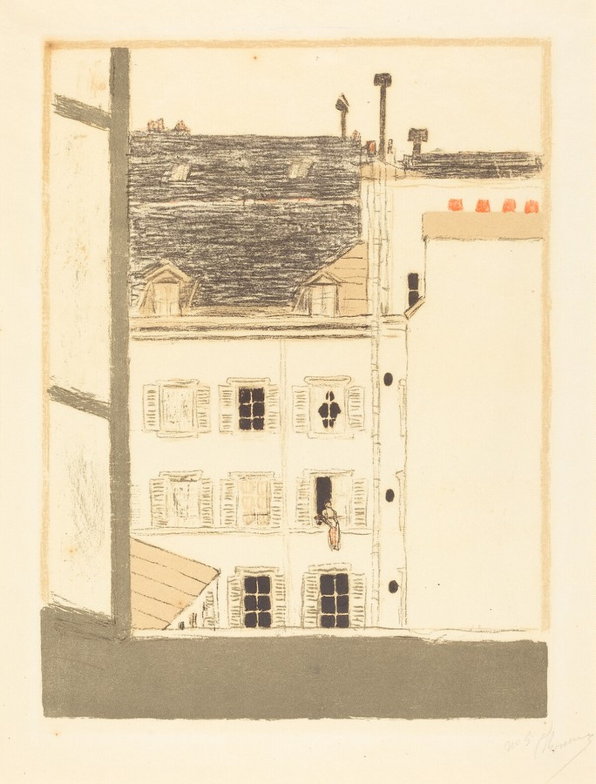 House in the Courtyard (Maison dans la cour) by Pierre Bonnard, Ambroise Vollard (publisher)