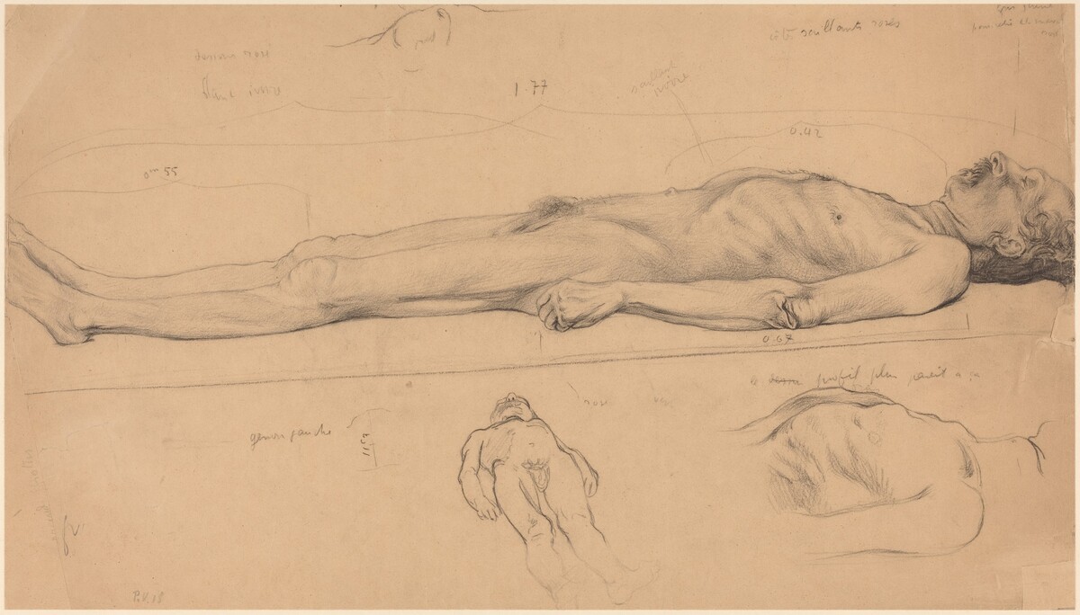 The Corpse (Study for The Dead Christ) by Félix Vallotton