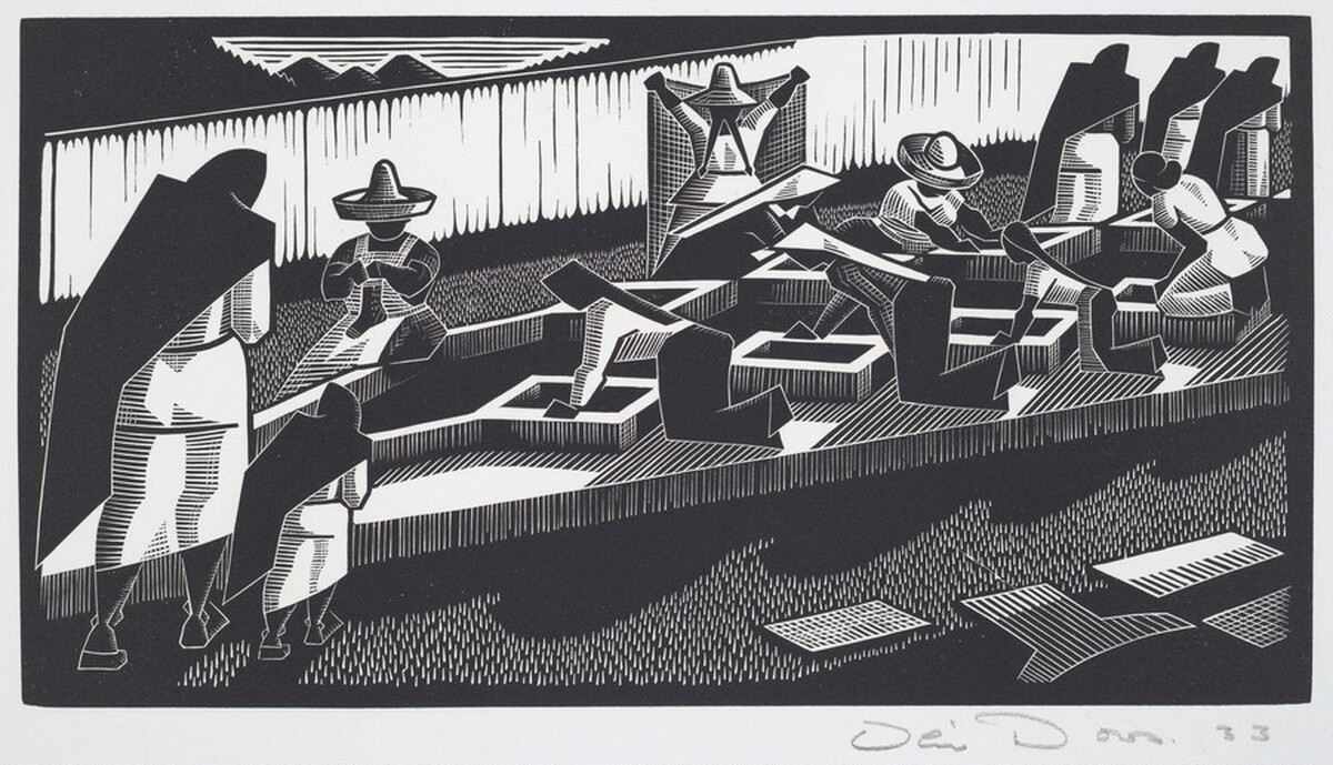 Untitled (Washing Clothes) by Olin Dows