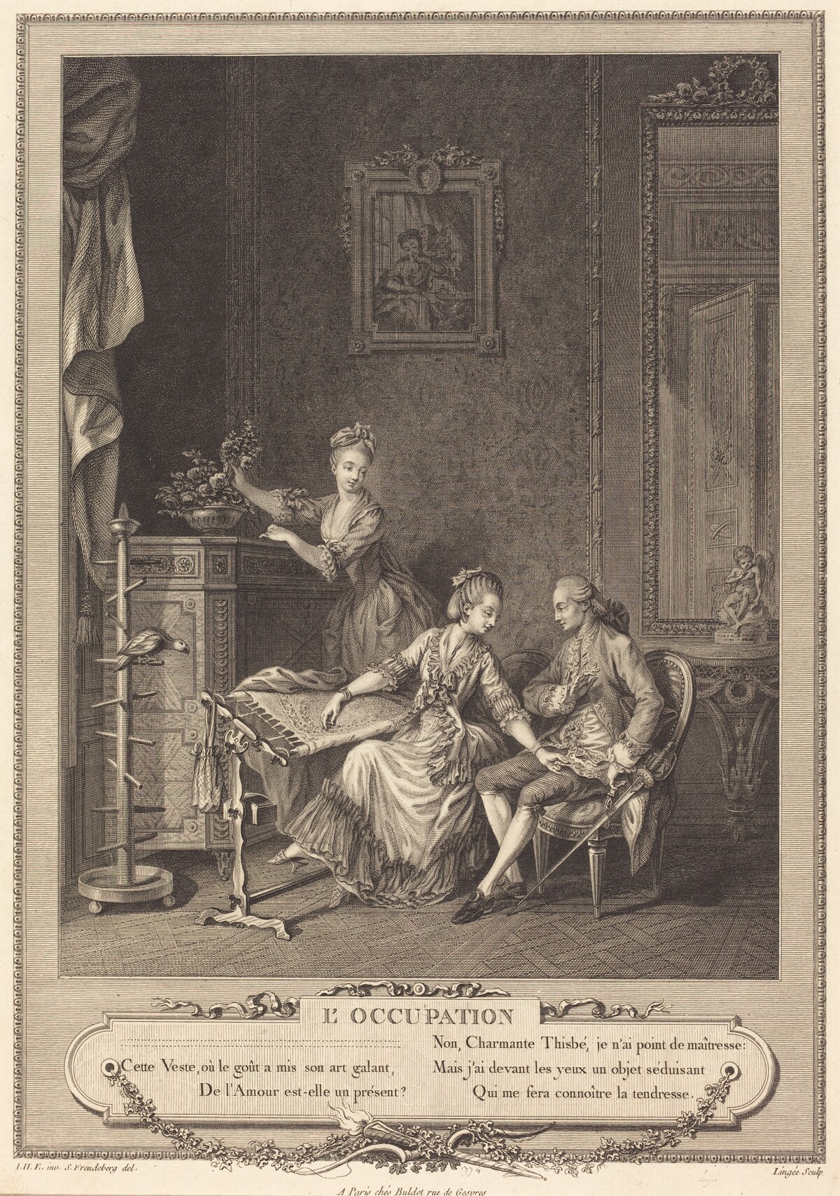 L'occupation by Charles Louis Lingée after Sigmund Freudenberger