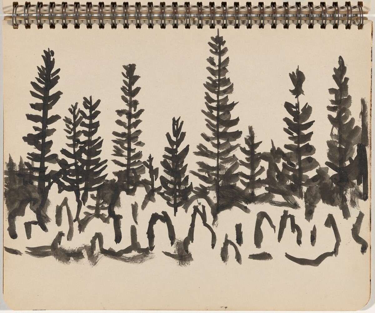 Tall Pines by Alex Katz
