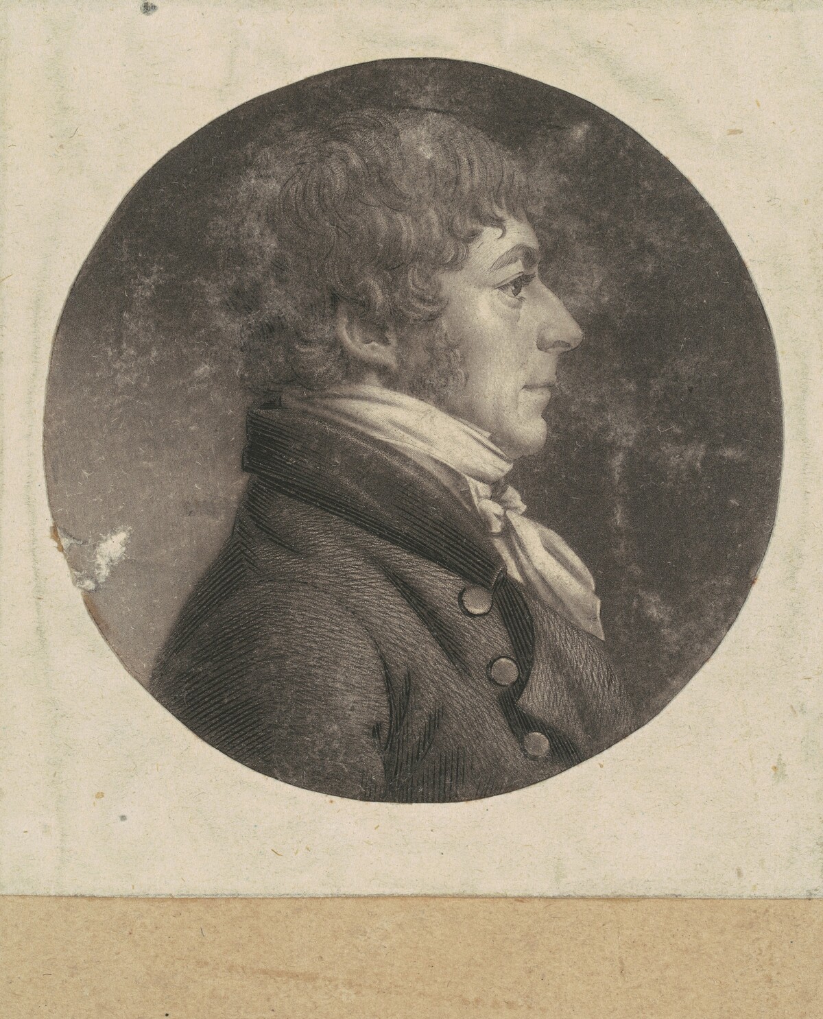 Unidentified Man by Charles B. J. Févret de Saint-Mémin