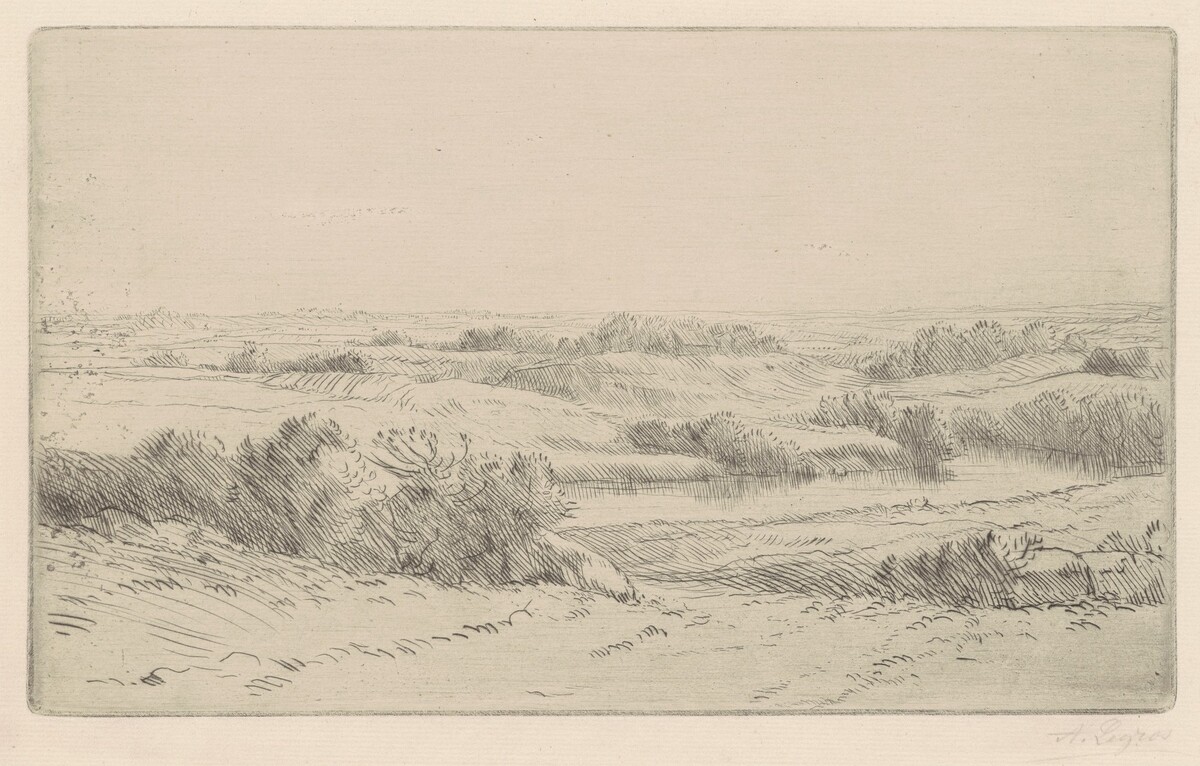 Banks of the Yanne (Les Bord de la Yanne) by Alphonse Legros