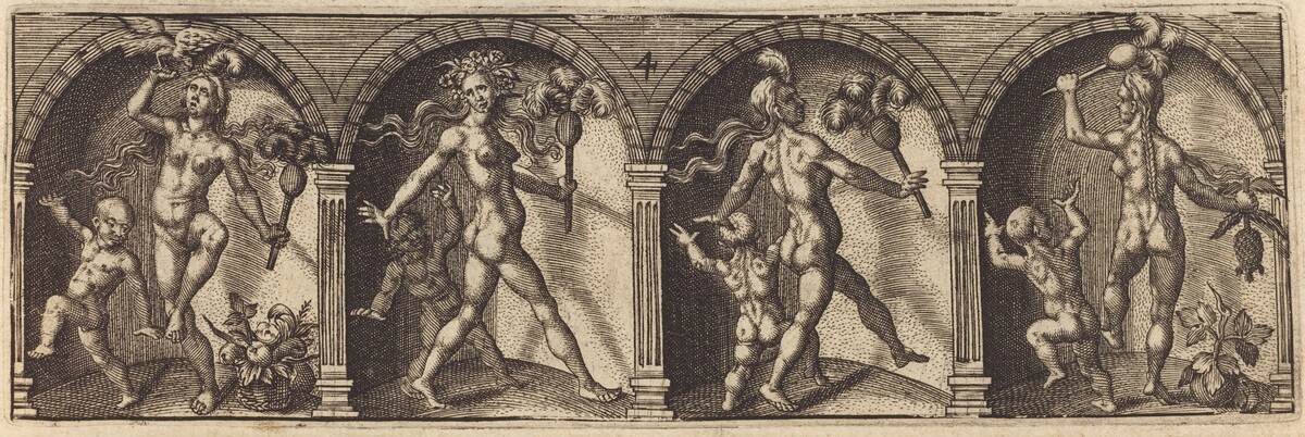 Les divers pourtraicts et figures IV by Master AD