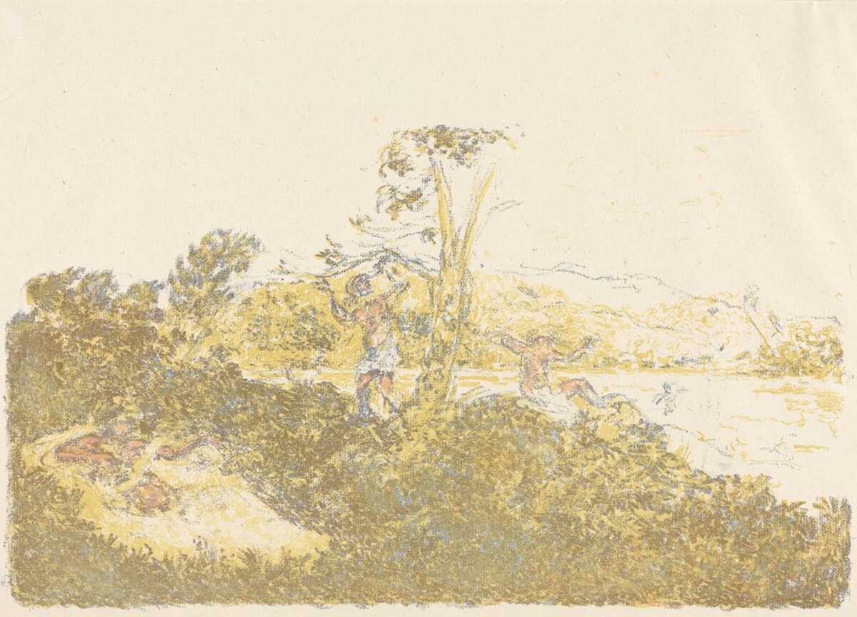 Bathers on the Shore (Personnages au bord de la mer) by Ker Xavier Roussel