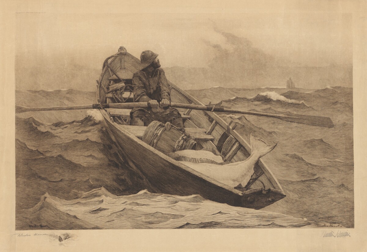 Fog Warning by Hamilton Hamilton after Winslow Homer