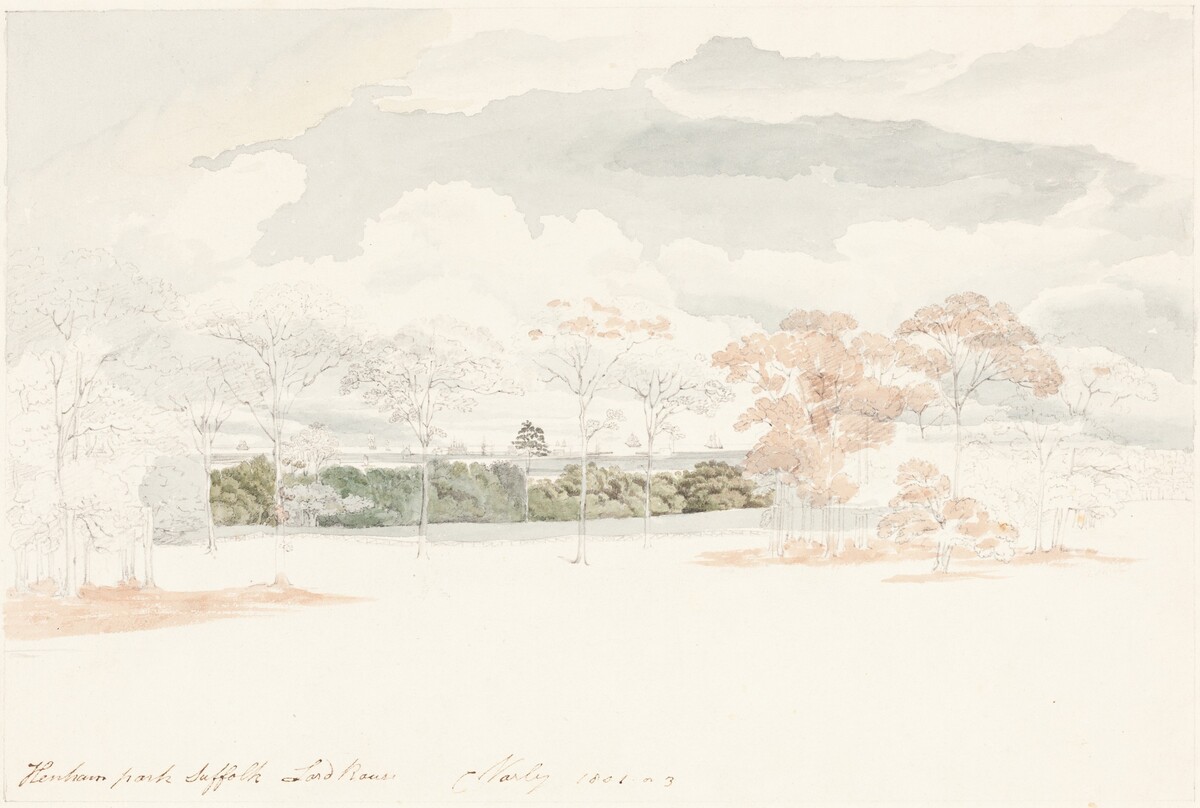 Henham Park, Suffolk by Cornelius Varley