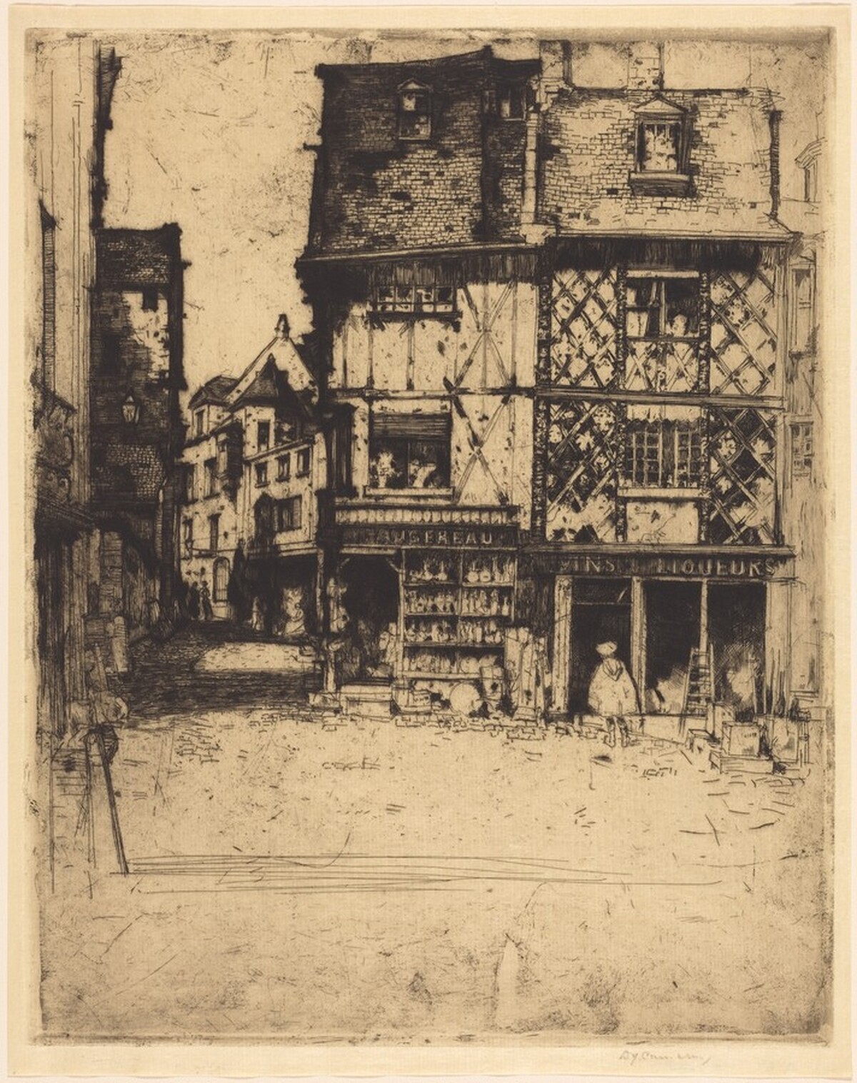 Old Saumur by David Young Cameron