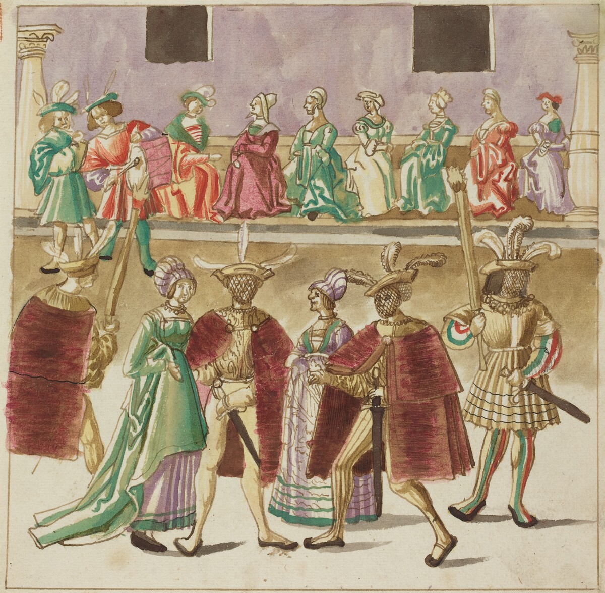 Masquerade by German 16th Century